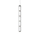 Cylindrical Clear Glass Chandelier - LUUGAA