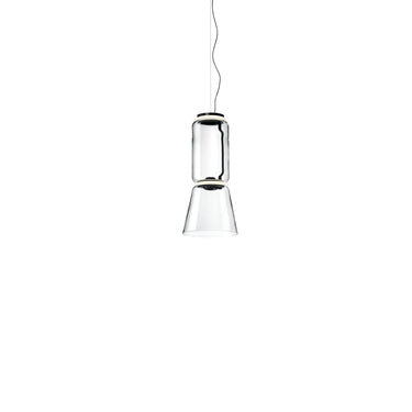 Cylindrical Clear Glass Chandelier - LUUGAA