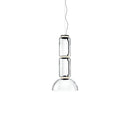 Cylindrical Clear Glass Chandelier - LUUGAA