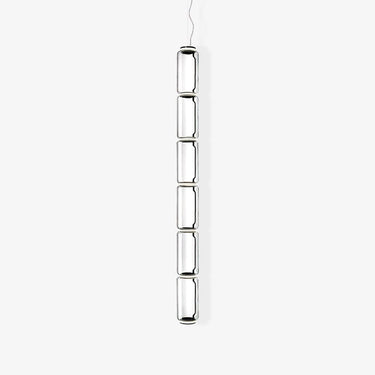 Cylindrical Clear Glass Chandelier - LUUGAA