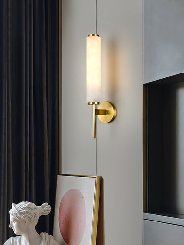Cylindrical Glass Wall Light - LUUGAA