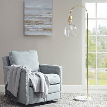 Aiden Marble Arched Floor Lamp