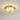 Dome Brass Flush Ceiling Lamp - LUUGAA