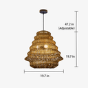 Dreamlight Rattan Woven Pendant Light - LUUGAA