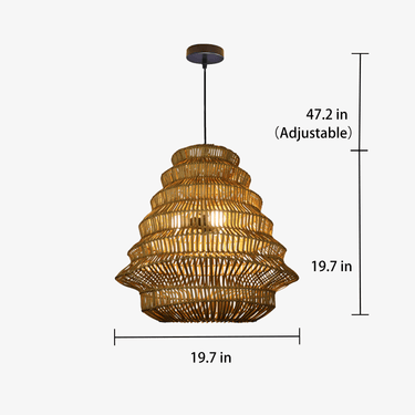 Dreamlight Rattan Woven Pendant Light - LUUGAA