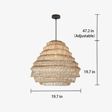 Dreamlight Rattan Woven Pendant Light - LUUGAA