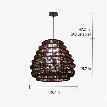 Dreamlight Rattan Woven Pendant Light - LUUGAA