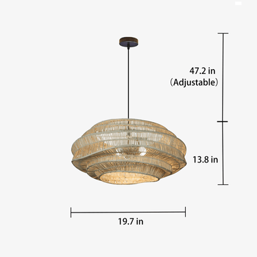 Dreamlight Rattan Woven Pendant Light - LUUGAA