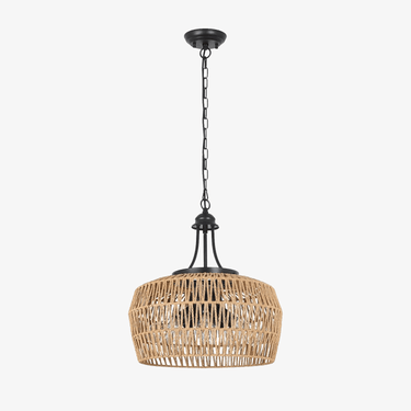 Earth Light Rattan Woven Pendant Light - LUUGAA