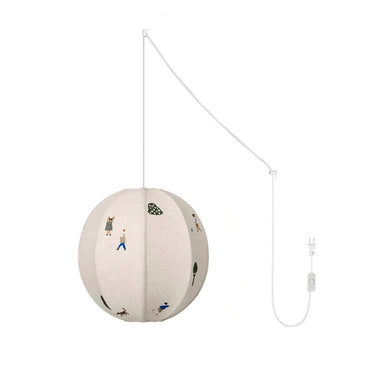 Embroidered Pendant Light - LUUGAA