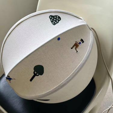 Embroidered Pendant Light - LUUGAA