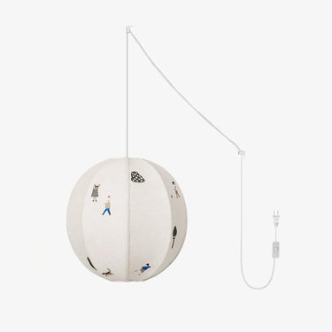 Embroidered Pendant Light - LUUGAA
