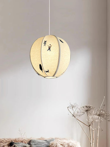 Embroidered Pendant Light - LUUGAA