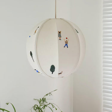 Embroidered Pendant Light - LUUGAA