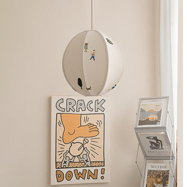 Embroidered Pendant Light - LUUGAA