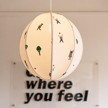 Embroidered Pendant Light - LUUGAA