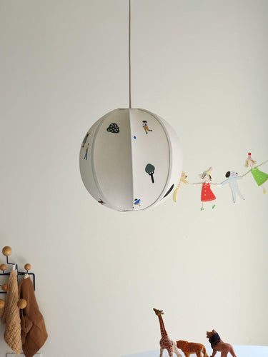 Embroidered Pendant Light - LUUGAA