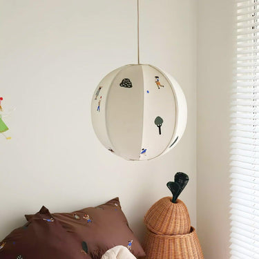 Embroidered Pendant Light - LUUGAA