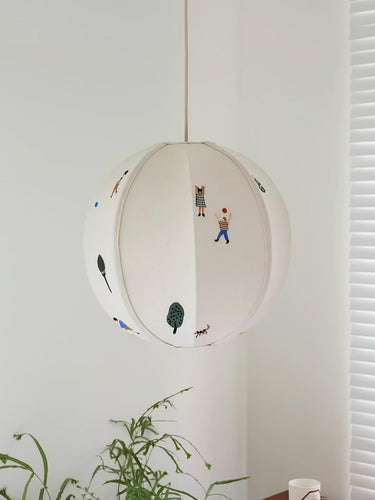 Embroidered Pendant Light - LUUGAA