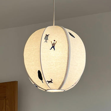 Embroidered Pendant Light - LUUGAA
