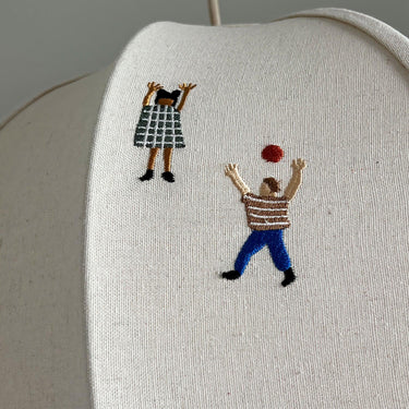 Embroidered Pendant Light - LUUGAA