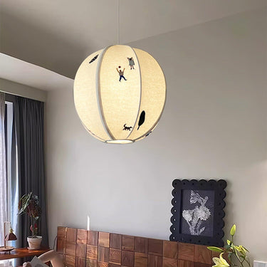 Embroidered Pendant Light - LUUGAA