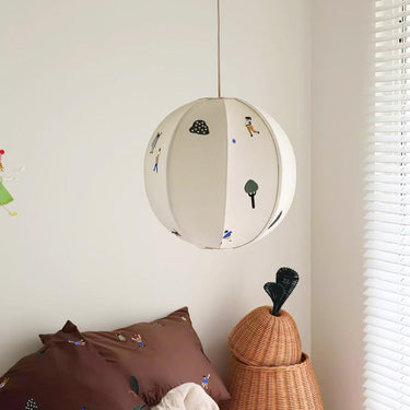 Embroidered Pendant Light - LUUGAA