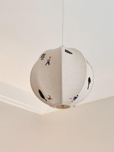 Embroidered Pendant Light - LUUGAA