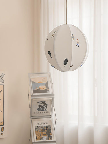 Embroidered Pendant Light - LUUGAA
