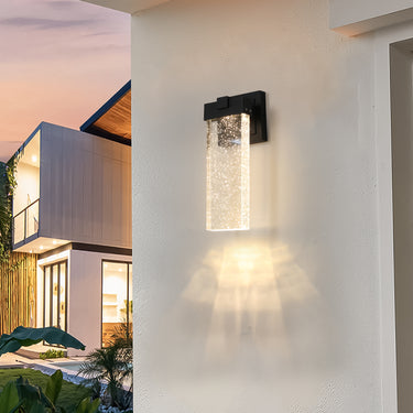 CrystalGlow Outdoor LED Wall Lamps