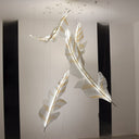 Falling Leaves Glass Chandelier - LUUGAA
