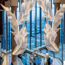 Falling Leaves Glass Chandelier - LUUGAA