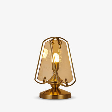 Vintage Glass Table Lamp - Classic & Unique Design LB-FD-TD-MT2014 $89.00 Discover a vintage glass table lamp with old-world charm. This unique and modern table lamp features a sturdy iron body, easy button switch, and cozy LED lighting.