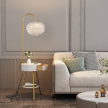 Feather Floor Lamp - LUUGAA
