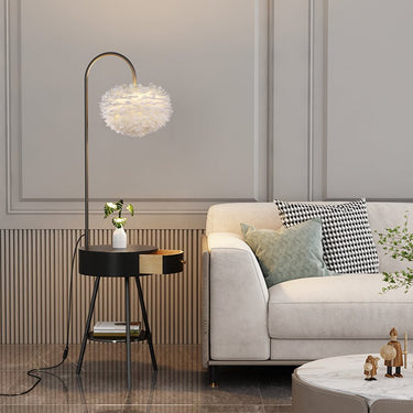 Feather Floor Lamp - LUUGAA
