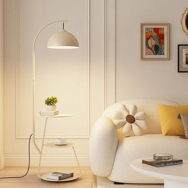 Floor Lamp With A Display Base - LUUGAA