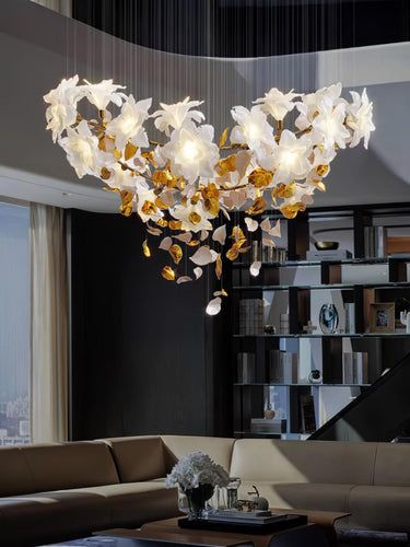 Flying Flowers Fluttering Chandelier - LUUGAA