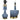 Genie Style Blue Ceramic Table Lamp - LUUGAA