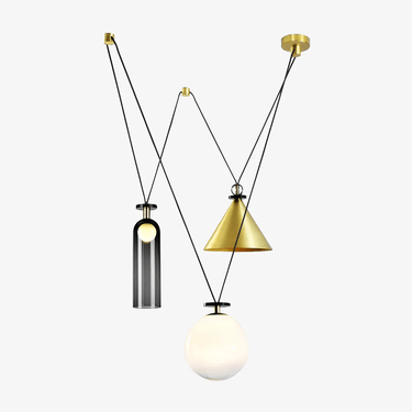 Geometric Shape Art Modern Chandelier - LUUGAA