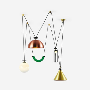 Geometric Shape Art Modern Chandelier - LUUGAA