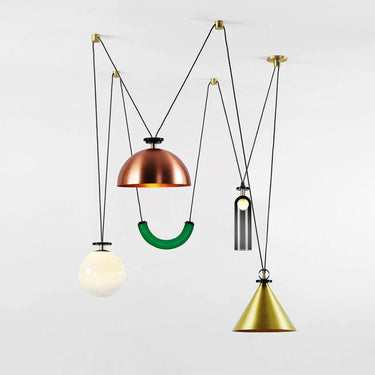Geometric Shape Art Modern Chandelier - LUUGAA