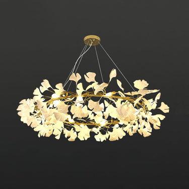 Ginkgo Halo Chandelier - LUUGAA