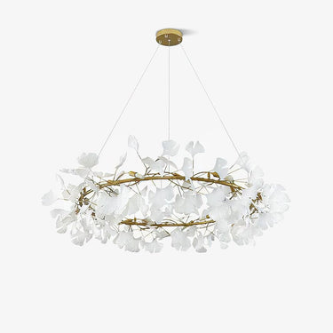 Ginkgo Halo Chandelier - LUUGAA