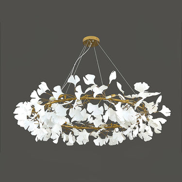Ginkgo Halo Chandelier - LUUGAA