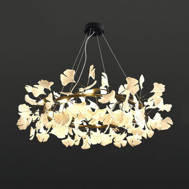Ginkgo Halo Chandelier - LUUGAA
