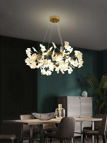 Ginkgo Halo Chandelier - LUUGAA