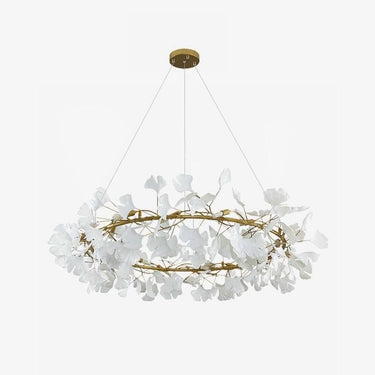 Ginkgo Halo Chandelier - LUUGAA