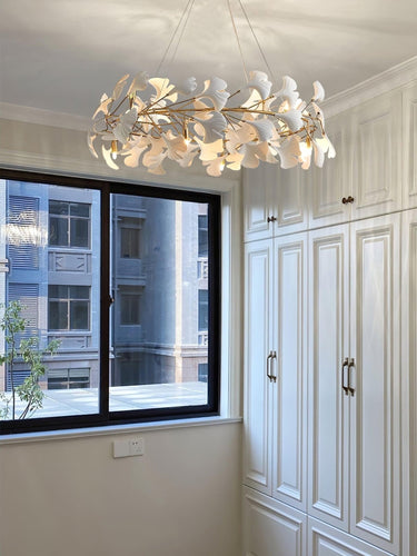 Ginkgo Halo Chandelier - LUUGAA