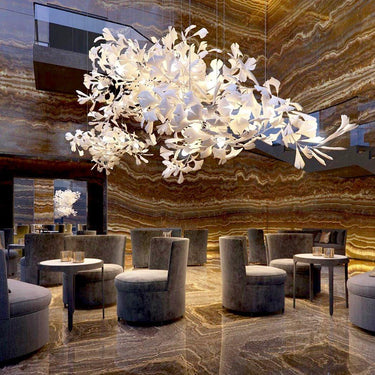 Ginkgo Leaf Chandelier Model B - LUUGAA