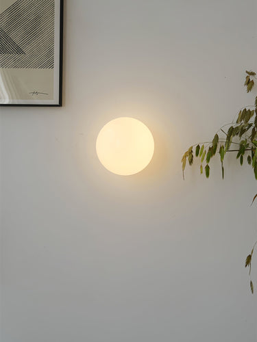 Glass Mini Orb Wall Lamp - LUUGAA